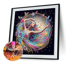 Load image into Gallery viewer, Diamond Painting - Partial Special Shaped - Girl (30*30CM)