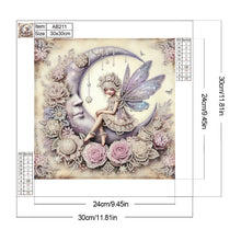 Load image into Gallery viewer, Diamond Painting - Partial Special Shaped - Girl (30*30CM)