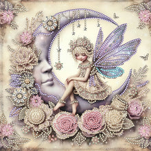 Load image into Gallery viewer, Diamond Painting - Partial Special Shaped - Girl (30*30CM)