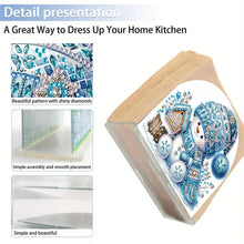 Load image into Gallery viewer, Christmas Acrylic DIY 5D Diamond Art Painting Napkin Holder Set Home Table Decor