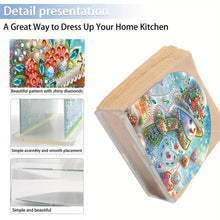 Load image into Gallery viewer, Christmas Acrylic DIY 5D Diamond Art Painting Napkin Holder Set Home Table Decor