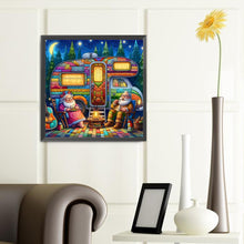 Load image into Gallery viewer, Diamond Painting - Full Round - Old couple in camper (40*40CM)