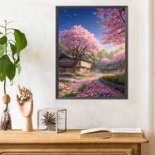 Load image into Gallery viewer, Diamond Painting - Full Round - Cherry blossom street (30*40CM)