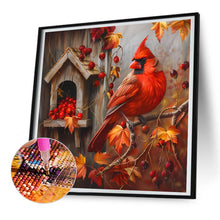 Load image into Gallery viewer, Diamond Painting - Full Round - Birdhouse cardinal (30*30CM)