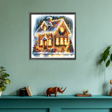 Load image into Gallery viewer, Diamond Painting - Full Round - Christmas house (30*30CM)