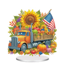 Load image into Gallery viewer, Acrylic Special Shaped Harvest Truck Table Top Diamond Painting Ornament Kits