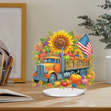Load image into Gallery viewer, Acrylic Special Shaped Harvest Truck Table Top Diamond Painting Ornament Kits