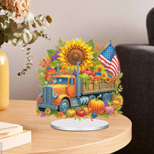 Load image into Gallery viewer, Acrylic Special Shaped Harvest Truck Table Top Diamond Painting Ornament Kits