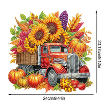 Load image into Gallery viewer, Acrylic Special Shaped Pumpkin Truck Table Top Diamond Painting Ornament Kits
