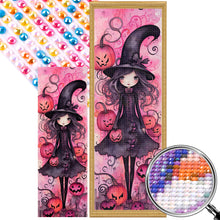 Load image into Gallery viewer, AB Diamond Painting - Full Round - Pumpkin witch (30*90CM)