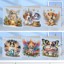 Load image into Gallery viewer, 6Pcs Ballet Animals Faith Diamond Birthday Blessing Card for Friend Family Lover