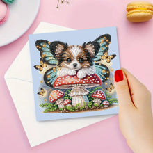 Load image into Gallery viewer, 6Pcs Ballet Animals Faith Diamond Birthday Blessing Card for Friend Family Lover