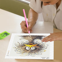 Load image into Gallery viewer, Diamond Painting - Partial Special Shaped - Funny duck (30*30CM)