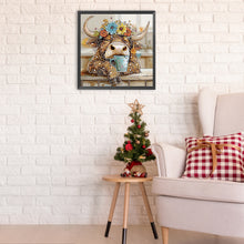 Load image into Gallery viewer, Diamond Painting - Partial Special Shaped - Funny yak (30*30CM)