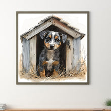 Load image into Gallery viewer, Diamond Painting - Full Round - Doghouse puppy (30*30CM)