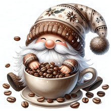 Load image into Gallery viewer, Diamond Painting - Full Round - Coffee bean gnome (30*30CM)