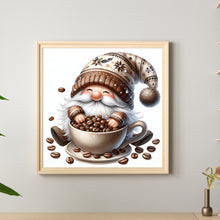 Load image into Gallery viewer, Diamond Painting - Full Round - Coffee bean gnome (30*30CM)
