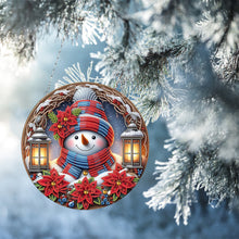 Load image into Gallery viewer, Christmas Diamond Art Hanging Pendant Acrylic Diamond Painting Home Decor