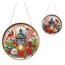 Load image into Gallery viewer, Christmas Diamond Art Hanging Pendant Acrylic Diamond Painting Home Decor