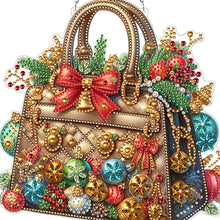 Load image into Gallery viewer, Christmas Diamond Art Hanging Pendant Acrylic Diamond Painting Home Decor