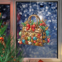 Load image into Gallery viewer, Christmas Diamond Art Hanging Pendant Acrylic Diamond Painting Home Decor