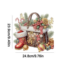 Load image into Gallery viewer, Christmas Diamond Art Hanging Pendant Acrylic Diamond Painting Home Decor
