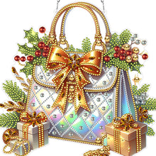 Load image into Gallery viewer, Christmas Diamond Art Hanging Pendant Acrylic Diamond Painting Home Decor