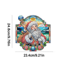 Load image into Gallery viewer, Christmas Diamond Art Hanging Pendant Acrylic Diamond Painting Home Decor