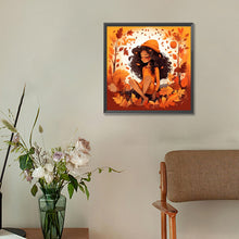 Load image into Gallery viewer, Diamond Painting - Full Round - Autumn girl (30*30CM)