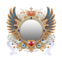 Load image into Gallery viewer, Angel Wing Acrylic Diamond Painting Mirror Kit 5D DIY Diamond Art Tabletop Decor