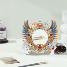 Load image into Gallery viewer, Angel Wing Acrylic Diamond Painting Mirror Kit 5D DIY Diamond Art Tabletop Decor