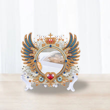 Load image into Gallery viewer, Angel Wing Acrylic Diamond Painting Mirror Kit 5D DIY Diamond Art Tabletop Decor