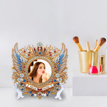 Load image into Gallery viewer, Angel Wing Acrylic Diamond Painting Mirror Kit 5D DIY Diamond Art Tabletop Decor