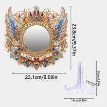 Load image into Gallery viewer, Angel Wing Acrylic Diamond Painting Mirror Kit 5D DIY Diamond Art Tabletop Decor