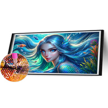 Load image into Gallery viewer, AB Diamond Painting - Full Round - Beautiful mermaid (80*40CM)