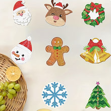 Load image into Gallery viewer, 8 Pcs DIY Diamond Painting Coasters Kits with Holder DIY Diamond Art Coaster Set