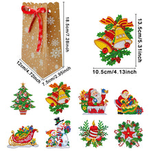 Load image into Gallery viewer, 8pcs Christmas DIY Diamond Painting Gift Bags for Cookies Candy Gifts and Snacks