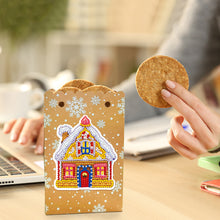 Load image into Gallery viewer, 8pcs Christmas DIY Diamond Painting Gift Bags for Cookies Candy Gifts and Snacks