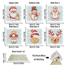 Load image into Gallery viewer, Christmas Table Top Diamond Painting Ornament Kits for Home Office Desktop Decor