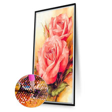 Load image into Gallery viewer, Diamond Painting - Full Square - Pink roses (20*30CM)