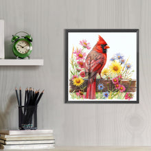 Load image into Gallery viewer, AB Diamond Painting - Full Round - Red cardinals (40*40CM)