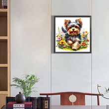 Load image into Gallery viewer, AB Diamond Painting - Full Round - Yorkshire terriers (40*40CM)