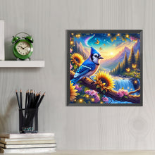 Load image into Gallery viewer, AB Diamond Painting - Full Round - Blue cardinals (40*40CM)