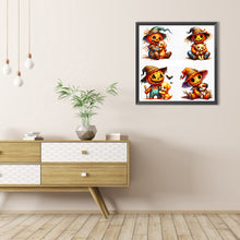 Load image into Gallery viewer, AB Diamond Painting - Full Round - Scarecrow and dog (40*40CM)