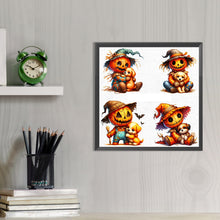 Load image into Gallery viewer, AB Diamond Painting - Full Round - Scarecrow and dog (40*40CM)