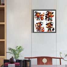 Load image into Gallery viewer, AB Diamond Painting - Full Round - Scarecrow and animals (40*40CM)