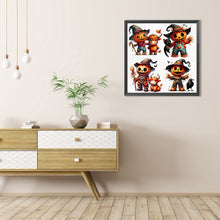 Load image into Gallery viewer, AB Diamond Painting - Full Round - Scarecrow and animals (40*40CM)