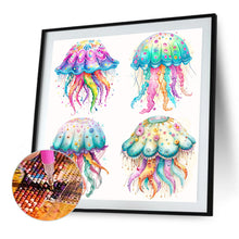Load image into Gallery viewer, AB Diamond Painting - Full Round - Jellyfish (40*40CM)