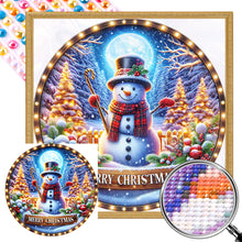 Load image into Gallery viewer, AB Diamond Painting - Full Round - Christmas snowman (40*40CM)