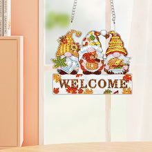 Load image into Gallery viewer, Autumn Cup Special Shape Diamond Painting Hanging Pendant Diamond Painting Decor